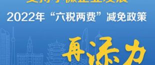 一圖了解：支持小微企業(yè)發(fā)展，2022年“六稅兩費(fèi)”減免政策再添力