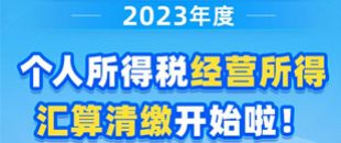 圖說(shuō)| 2023年度個(gè)人所得稅經(jīng)營(yíng)所得匯算清繳開始啦！